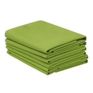 6 Pack Polyester Napkins for Wedding Restaurant Party 18x18 Inch Green